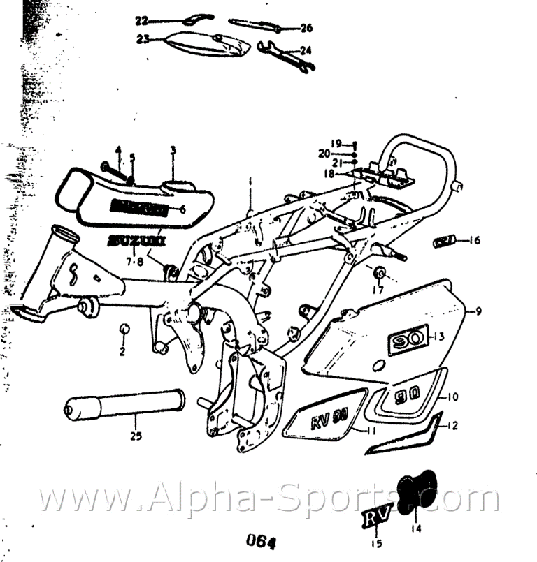Suzuki Motorcycle OEM Parts Catalog - Alpha Sports